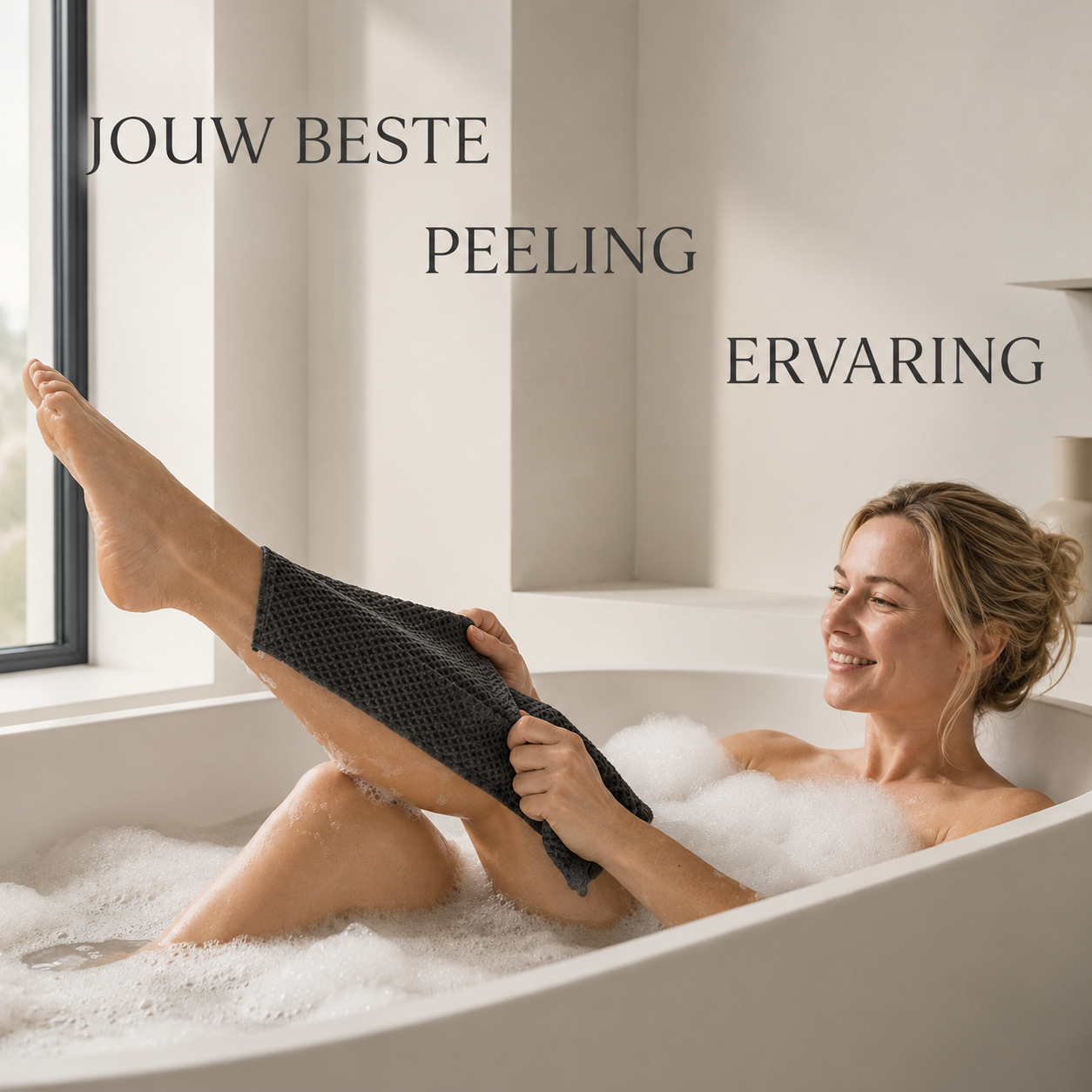 SilkTouch™ - Antibacterieel Peeling Douchedoekje