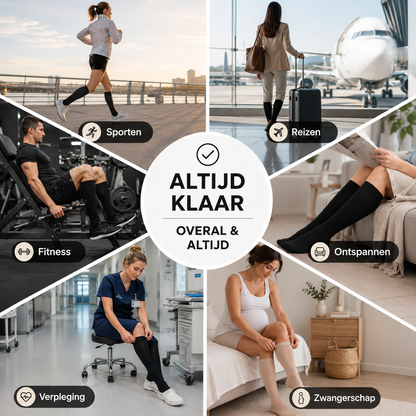 CompreX™ – Compressiekousen voor Vermoeide Benen