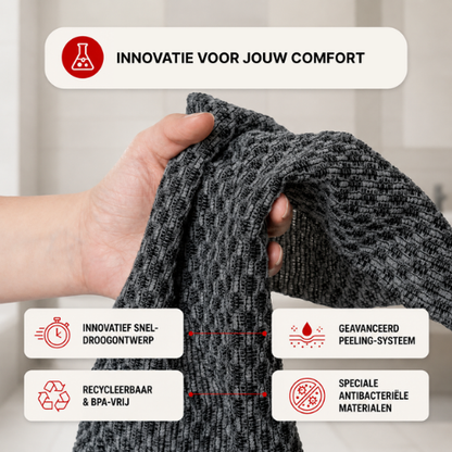 SilkTouch™ - Antibacterieel Peeling Douchedoekje
